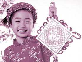 Cùng con đón Tết nhàn tênh