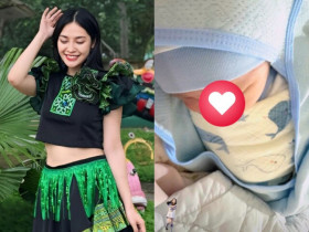 Bé gái người Tày từng giành HSG quốc gia vừa sinh con tuổi 26, nhóc tỳ thành cháu cưng của ông ngoại Đại tá