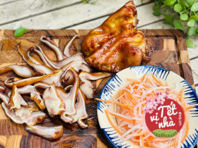 Tết này làm tai heo nướng kiểu Thái thơm nức mũi, giòn sần sật đãi khách, ai ăn cũng mê