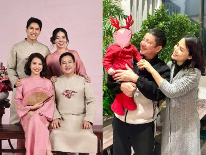 NSƯT Chí Trung đón Tết đoàn viên bên gia đình người yêu kém 18 tuổi, hòa thuận với con riêng của bạn đời