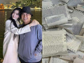 Sao Việt 24h: Những bức thư tay nhoè nước mắt Lọ Lem viết cho bố Quyền Linh dù chỉ cách nhau 1 cánh cửa