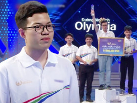 Xuất sắc dẫn đầu suốt 4 phần thi, nam sinh Hà Nội giành chiến thắng ấn tượng tại Olympia 2026