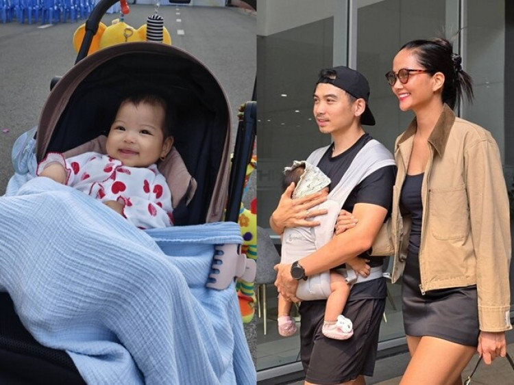 Sao Việt 24h: Hoa hậu H'Hen Niê cùng chồng địu con gái đi dạo phố, tinh tế đi dép thấp vẫn cao vượt ông xã