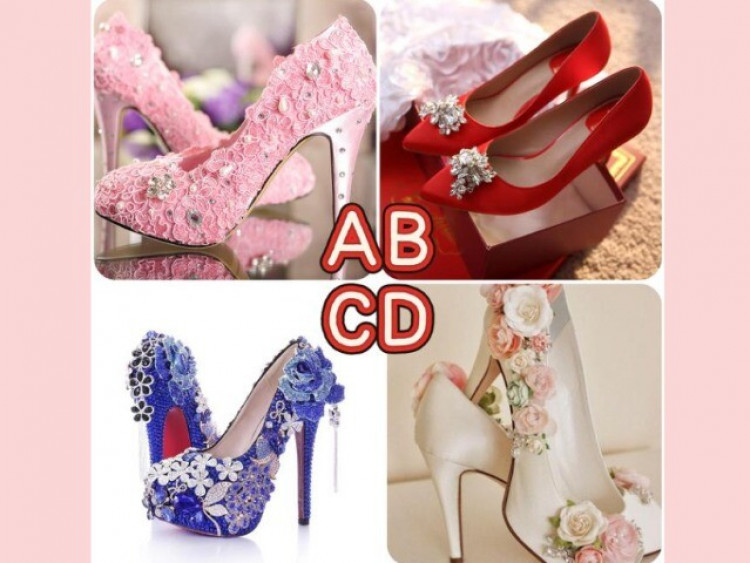Trắc nghiệm: Bạn sẽ là công chúa, hoàng hậu hay nữ hoàng sau khi kết hôn? Chọn một đôi giày để biết đáp án