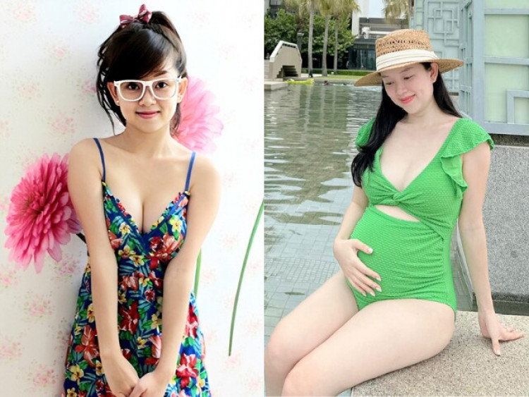 Hot girl Việt bế bầu lên chùa sau khi chia tay nam tiền vệ nổi tiếng, giờ sống giàu sướng, sắp đẻ con với chồng công an