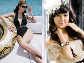 Hot girl xinh từ bé có vòng eo đẹp ngang Ngọc Trinh, U35 là "phú bà" giàu sướng, đeo toàn kim cương size khủng