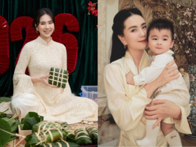 MC Mai Ngọc đón Tết tại biệt thự nhà chồng ở Bắc Ninh, năm thứ 2 làm dâu hưởng cuộc sống "màu hồng"