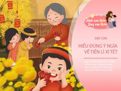 Đừng để lì xì trở thành áp lực vật chất, bố mẹ dạy con hiểu đúng ý nghĩa tiền lì xì trước Tết