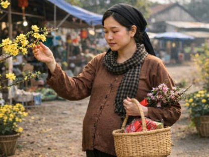 Đang mua hoa chưng Tết tình cờ gặp mẹ chồng cũ, bà chỉ vào bụng tôi nói 1 câu khiến cả chợ ngoái nhìn