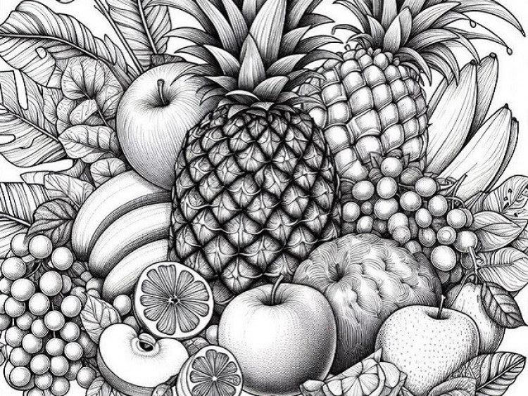 Tranh tô màu mâm ngũ quả ngày Tết, dạy bé làm quen với nét đẹp văn hóa Việt từ những điều gần gũi