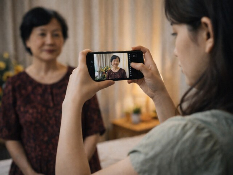 Mẹ người yêu đưa điện thoại nhờ chụp giùm tấm ảnh, vô tình đọc dòng tin nhắn gửi đến tôi bủn rủn chân tay