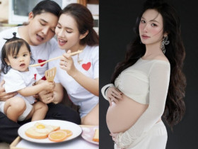 "Cô giáo" hot girl TP.HCM sắp đẻ con thứ 2 với đạo diễn trăm tỷ, ái nữ đầu lòng xinh xắn học trường quốc tế