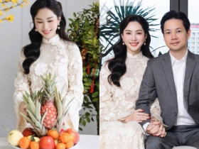 Sao Việt 24h: "Dâu hào môn" Đặng Thu Thảo trổ tài bày mâm ngũ quả, sắc vóc mẹ 3 con gây ngưỡng mộ