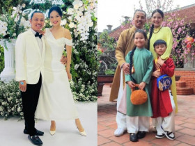 Vợ kém 20 tuổi của Chí Anh là hoa khôi đẹp gợi cảm một thời, sinh 2 con đủ nếp tẻ chuẩn "bản sao" của chồng