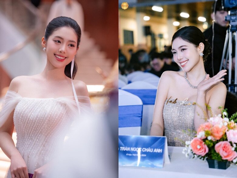 Nhan sắc xinh đẹp "chấp" cả cam thường của Á hậu cao 1m70 lọt top tìm kiếm với Đình Bắc - 7