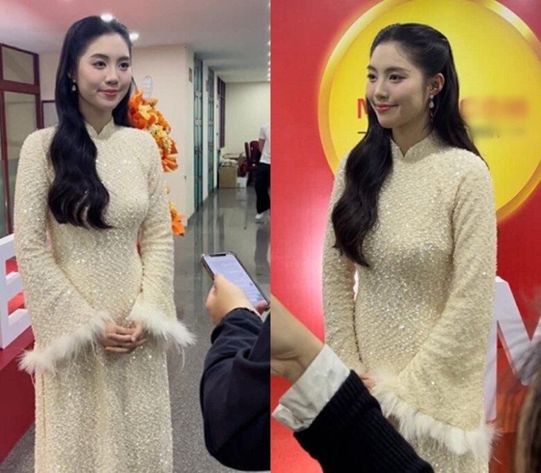 Nhan sắc xinh đẹp "chấp" cả cam thường của Á hậu cao 1m70 lọt top tìm kiếm với Đình Bắc - 2