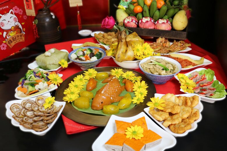 Gợi ý mâm cỗ cúng ông Công ông Táo đầy đủ và đẹp mắt, ý nghĩa ai cũng thực hiện được - 1