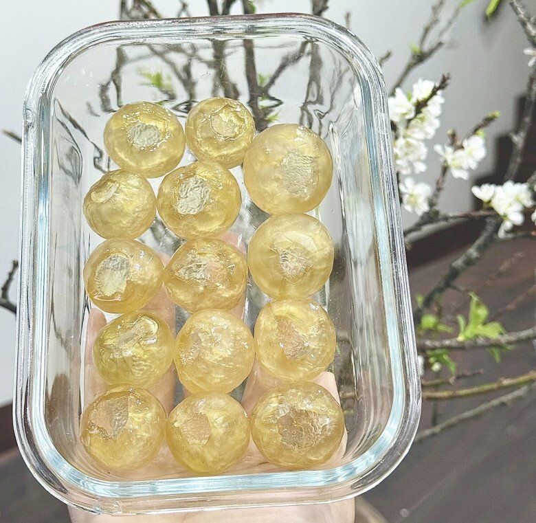 Cách làm mứt cà pháo trong veo đẹp mắt, lạ miệng, ngọt ngọt chua chua lại giòn sần sật cực đã miệng ngày Tết - 9