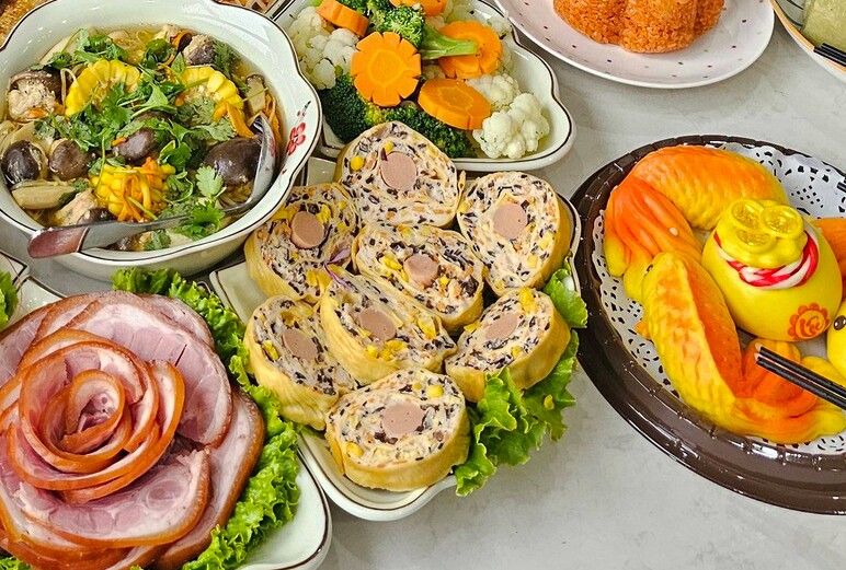 Mẹ đảm làm mâm cỗ ông Táo 11 món trong 3 tiếng, bày lên cúng vừa ngon lại đủ đầy, ý nghĩa - 4