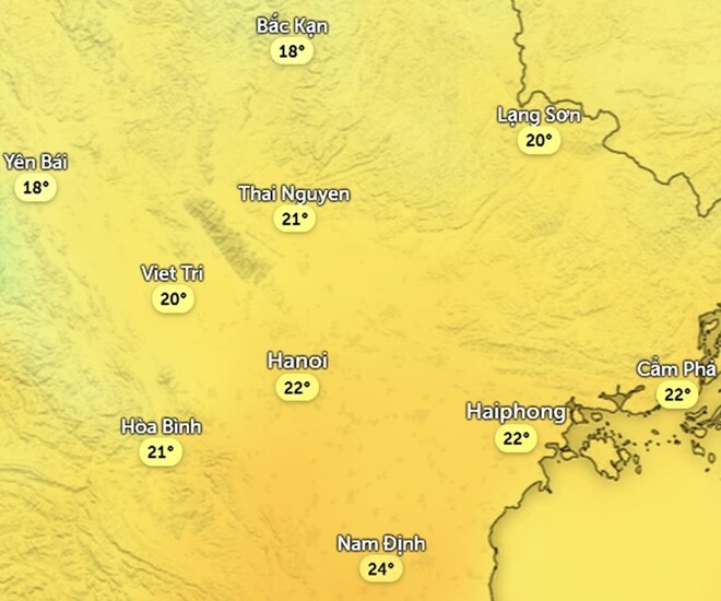 Tin tức 24h: Không khí lạnh tăng cường, ngày mai Hà Nội lại có thể mưa, có rét nữa không? - 1