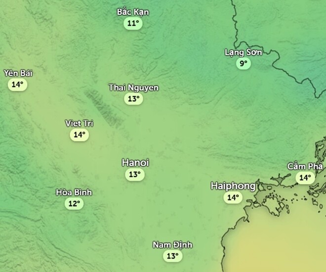 Tin tức 24h: Ngày mai gió Đông Bắc mạnh hơn khiến Hà Nội rét hơn hôm nay, bao giờ mới đỡ? - 1