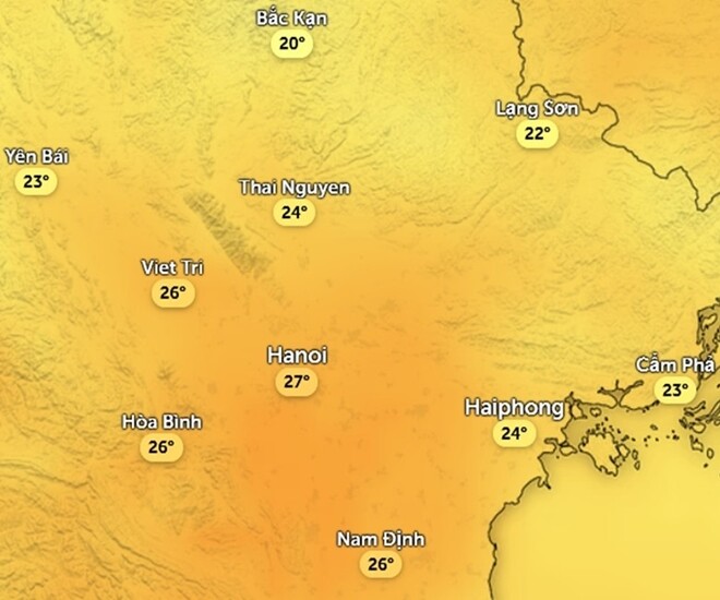 Tin tức 24h: Ngày mai Hà Nội dễ có mưa, bao giờ đợt không khí lạnh tiếp theo về miền Bắc? - 1