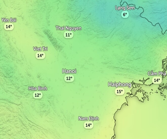 Tin tức 24h: Ngày mai Hà Nội có thể rét hại, nhiệt độ giảm đến mức nào và có mưa không? - 1