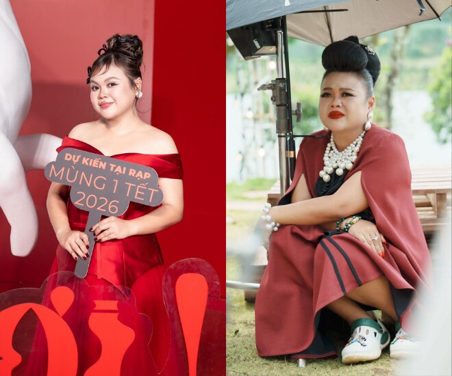 Mẹ bỉm "chạy show" đóng phim nhiều nhất mùa Tết: Từng làm nghề 7 năm nhưng người nhà không biết, có bầu vẫn lộn mèo biểu diễn - 1