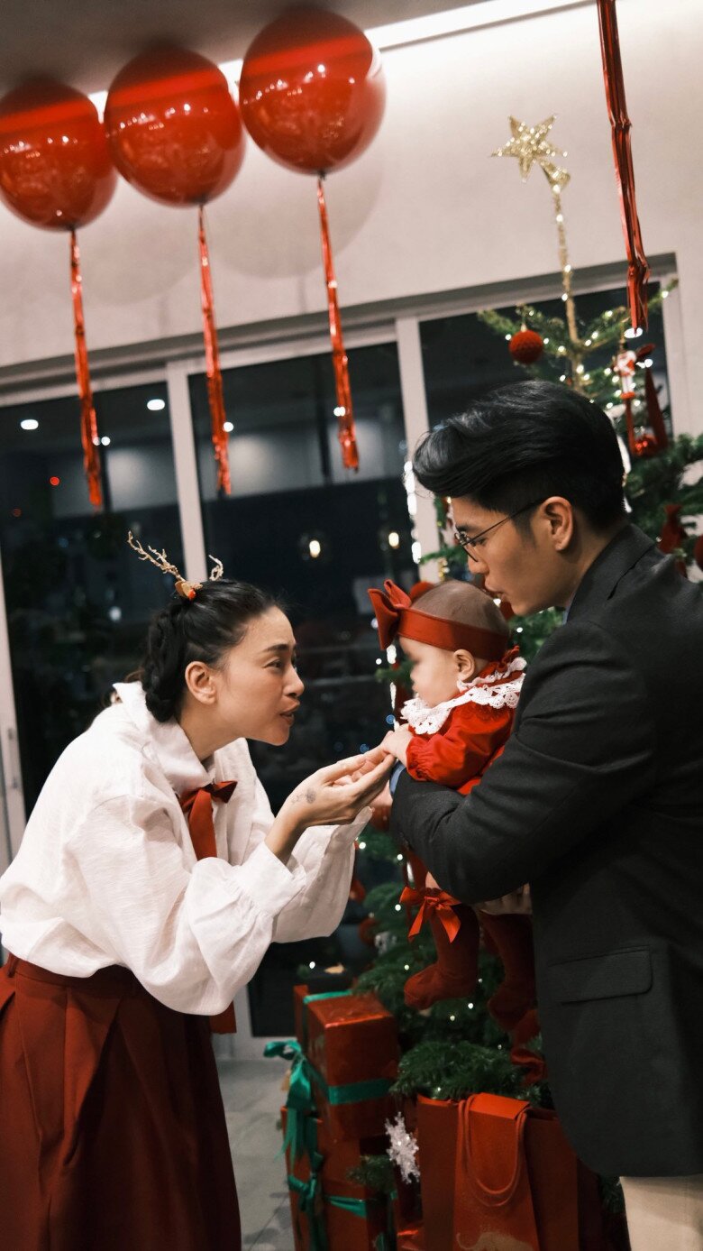 Chồng Ngô Thanh Vân khoe con gái xinh xắn với 2 má "bánh bao", thấy rung động như lần đầu mới yêu - 6