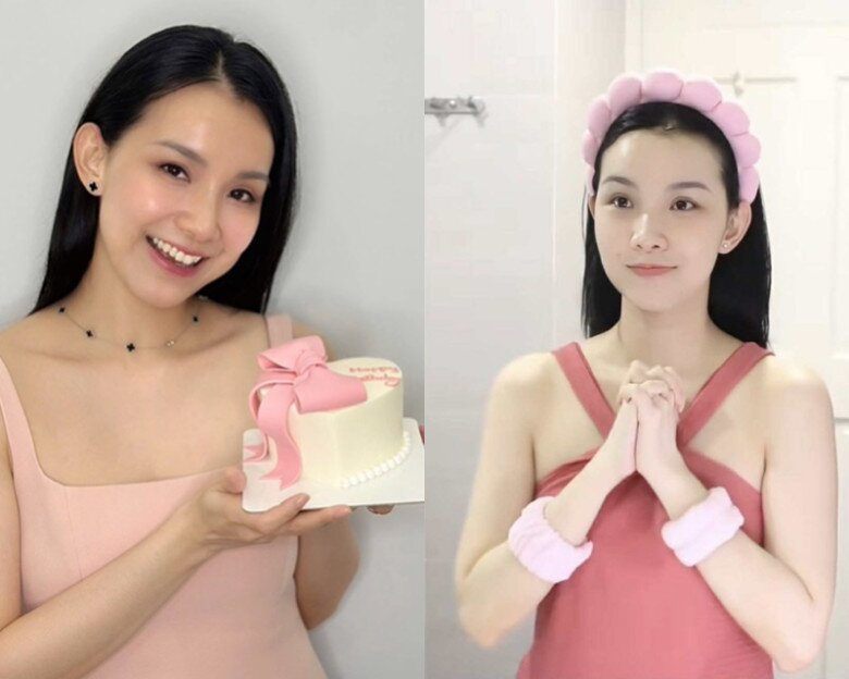 Con gái Hoa hậu Thùy Lâm khoe "bánh thành tựu" cao thêm 10cm trong 1 năm, có 2 đồng điếu cười xinh là bản sao của mẹ - 8