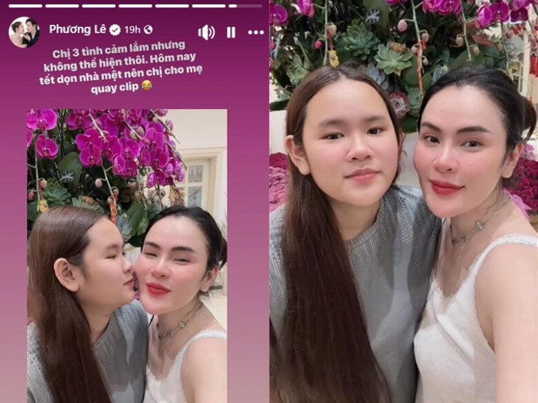 Hoa hậu Phương Lê lần đầu được NSƯT Vũ Luân chở đi sắm Tết, hiếm hoi khoe hình ảnh của con gái thứ 2 - 4