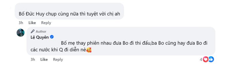 Lệ Quyên đưa con trai cao 1m8 sang Trung Quốc, lên tiếng khi có bình luận nhắc đến chồng cũ Đức Huy - 3