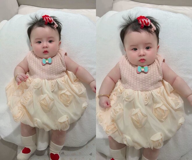 Sao Việt 24h: Con gái Phương Lê - Vũ Luân mặt buồn hiu hắt khi ba vắng nhà, mắt đỏ ửng vì khóc vẫn đáng yêu xỉu - 1