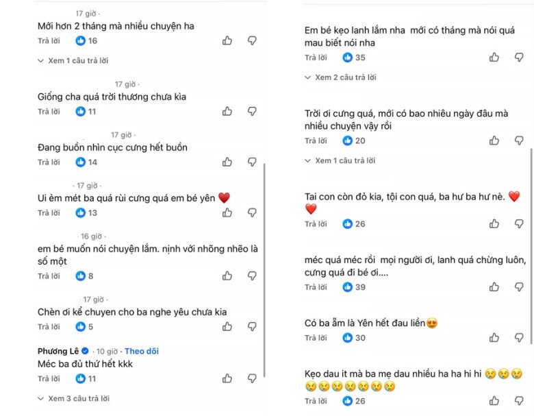 Sao Việt 24h: Con gái NSƯT Vũ Luân - Phương Lê đã biết "méc" bố vì bị làm đau, 2 tháng tuổi "nói chuyện" liên tục - 2