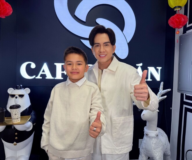 Sao Việt 24h: Con trai Đan Trường xứng danh "ông chủ nhí", tiếp tục được bố mẹ tặng quán cà phê lớn tại Mỹ - 1