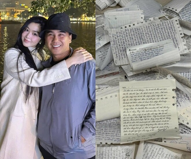 Sao Việt 24h: Lọ Lem viết cả tập thư tay dành cho bố, có bức nhòe nước mắt, MC Quyền Linh nhìn thấy liền thấy thương - 1