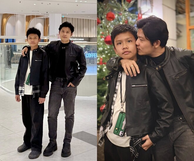 Sao Việt 24h: Nguyễn Văn Chung khoe con trai lớn phổng, 14 tuổi mặc đồ giống bố trông "như 2 giọt nước" - 1