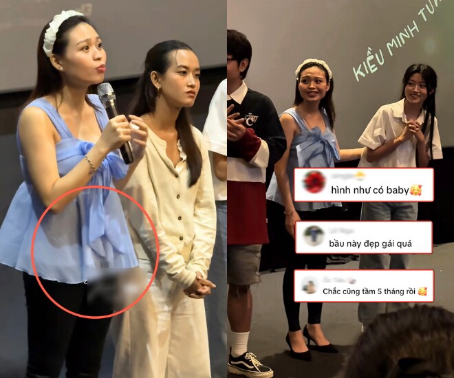 Con gái Lê Giang lộ bụng bầu với bạn trai gia thế "khủng", dân tình nhìn xong đoán luôn "chắc cỡ 5 tháng rồi" - 1