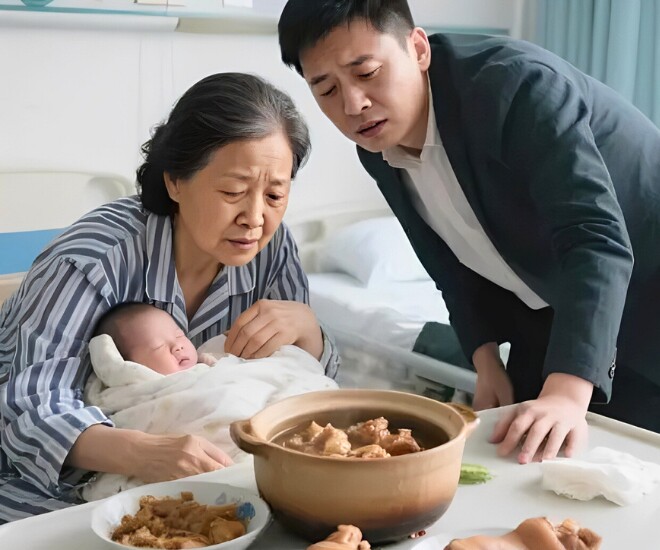 Ở cữ không chịu ăn đồ mẹ chồng nấu, cô gái bí mật đổ vào hộp cơm của chồng, sau đó anh nhập viện cấp cứu - 1