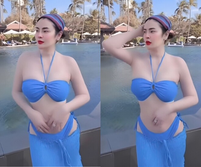 Mỹ nhân Vĩnh Long đẻ con cho NSƯT Vũ Luân, 14 ngày sau bụng phẳng eo nhỏ đẹp ná thở, dân mạng không rời mắt - 1