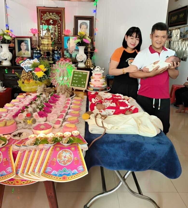 Vượt nỗi đau mất con, Gen Z An Giang vỡ oà mang tam thai, 2 công chúa 1 hoàng tử sau 5 năm chờ đợi - 5