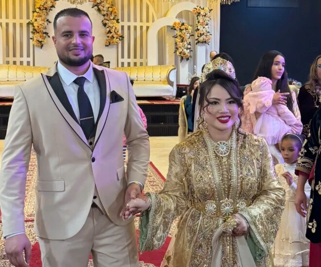 Chàng trai Morocco dùng kiệu 8 người khiêng, 5 hòm để cưới cô gái Việt về làm vợ, hồi môn của nhà gái cũng không kém - 1