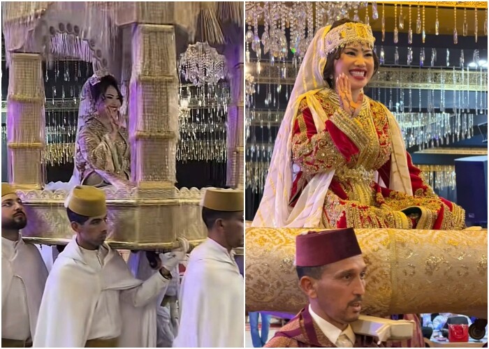 Chàng trai Morocco dùng kiệu 8 người khiêng, 5 hòm để cưới cô gái Việt về làm vợ, hồi môn của nhà gái cũng không kém - 7