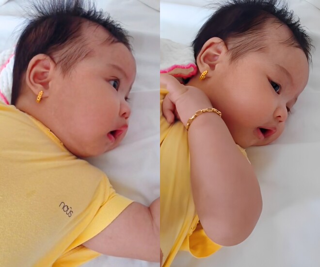 Em bé Ê Đê nhà H'Hen Niê đeo vàng "đầy người", tương lai thừa kế gia tài của mẹ theo chế độ mẫu hệ - 1