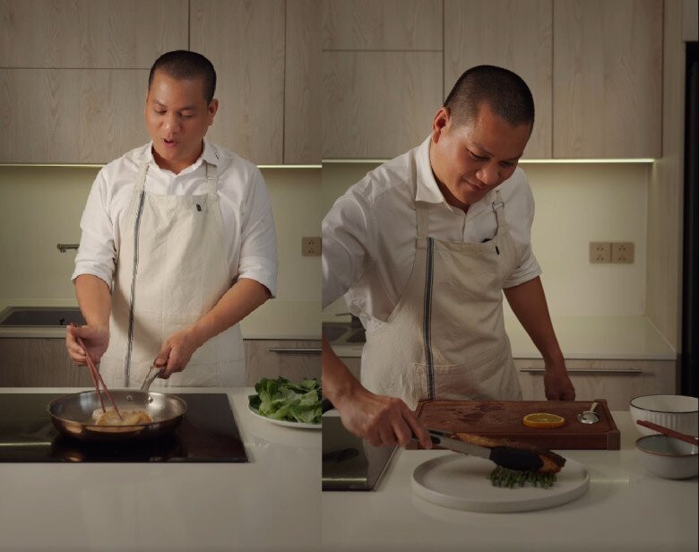 Khánh Vân rơi nước mắt khi đón sinh nhật với chồng hơn 17 tuổi, nhiếp ảnh gia khoe tài nấu ăn dỗ ngọt vợ - 2