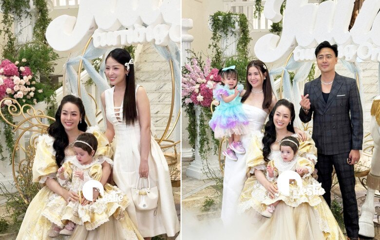 Nhật Kim Anh tổ chức thôi nôi to ngang đám cưới cho con gái lai Tây, bé Julia lộ tên khai sinh mang họ mẹ - 4