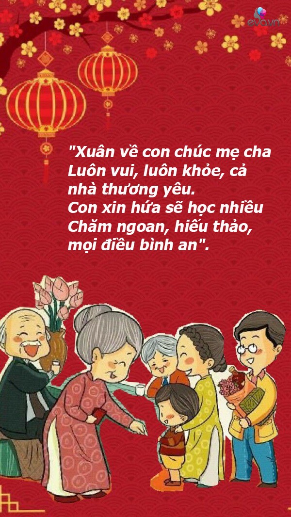 10 bài thơ ý nghĩa bé chúc Tết ông bà, bố mẹ, thầy cô, món quà tinh thần ấm áp đầu năm mới - 2