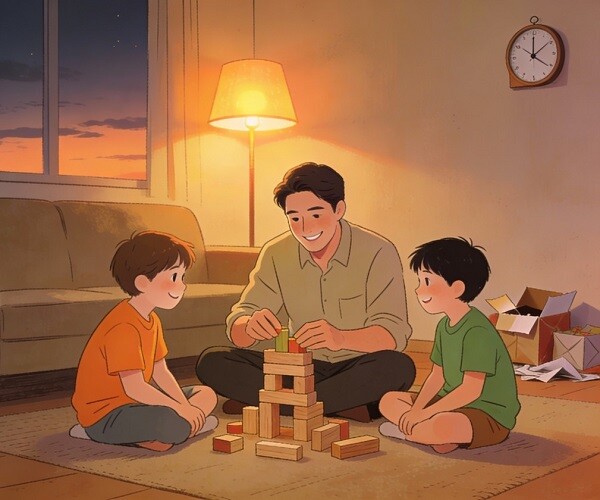 Gia đình thịnh vượng không chỉ ở vật chất, mà bắt đầu từ 4 điều con làm cùng bố mẹ - 1