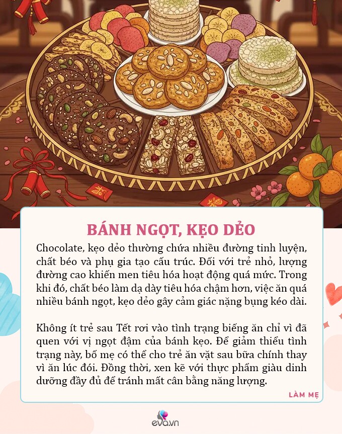 Những món ăn vặt ngày Tết khiến hệ tiêu hóa của trẻ dễ quá tải - 3