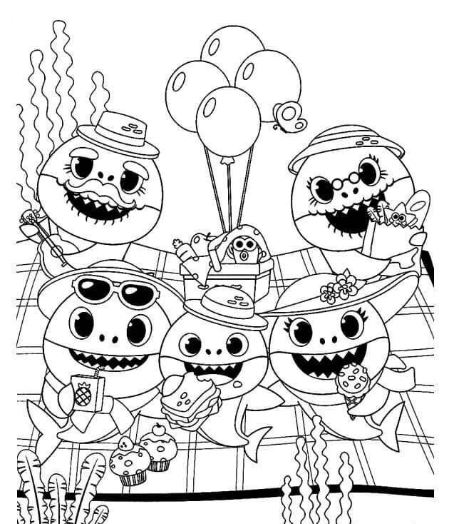 Tranh tô màu Baby Shark: Hoạt động nhỏ nhưng mang đến lợi ích lớn cho trẻ mầm non - 16